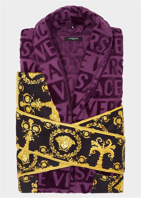 versace violet bathrobe|Versace bathrobe nordstrom.